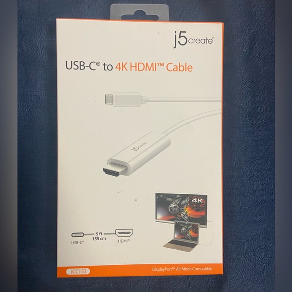 USB-C® to 4K HDMI™ Cable - Picture 1 of 1